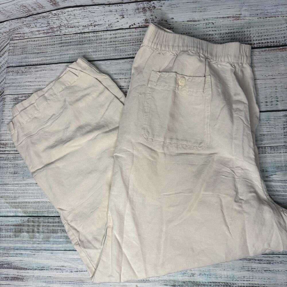 CUBAVERA Linen Blend Pants – Womens Wide Leg 1X / 32x32